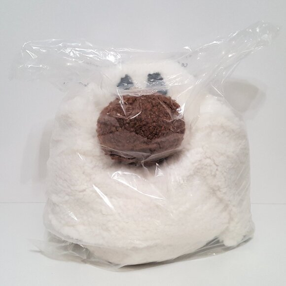 NEW Pottery Barn Gus the Halloween Ghost with Pumpkin Pillow 12" w x 13" h - Picture 6 of 6